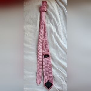 Pierre Cardin Mens Tie Pink Stripes